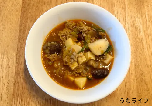 里芋と豚ひき肉の本格麻婆豆腐