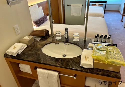 キタノホテル　洗面台