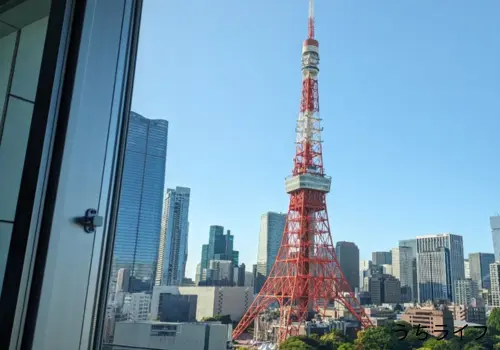 プリンスパークタワー東京　東京タワー　見える部屋