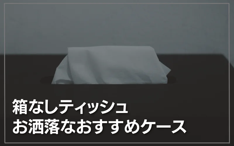 箱なしティッシュ　ケース　ソフトパック　おすすめ　おしゃれ