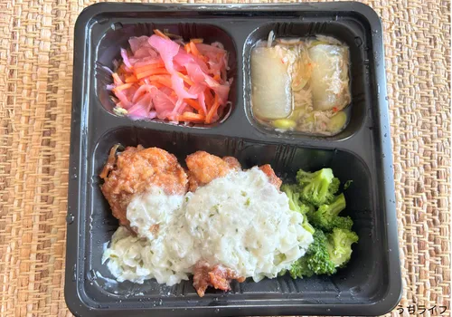 自家製タルタルソースで食べる鶏唐揚げ