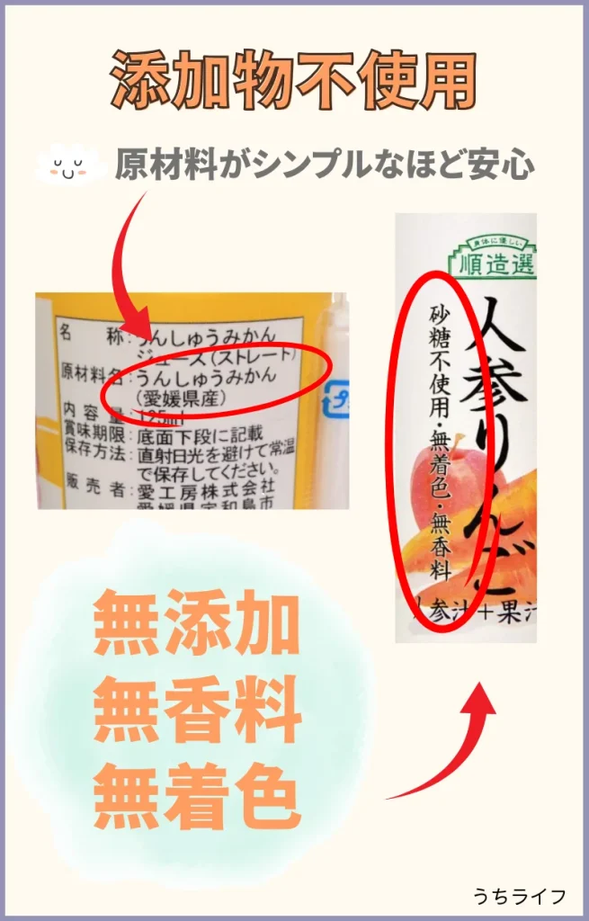 無添加 紙パック ジュース