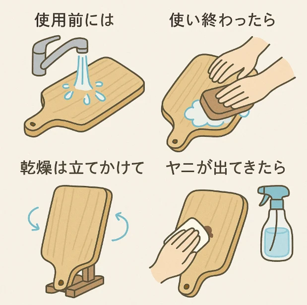 いちょう まな板 うちライフ お手入れ