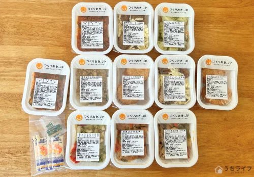 つくりおき.jp　メニュー　注文した