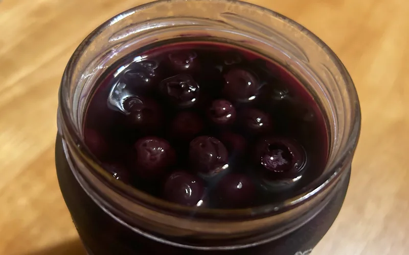 生ブルーベリー シロップ漬け