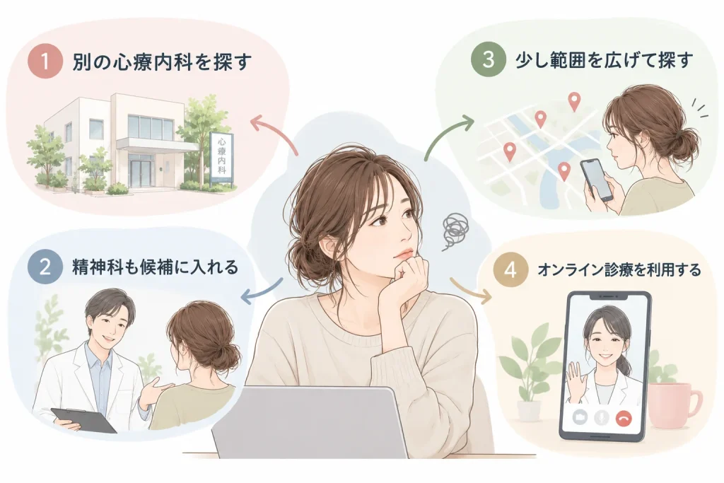 心療内科の予約が取れないときは、1か月待つしかない?